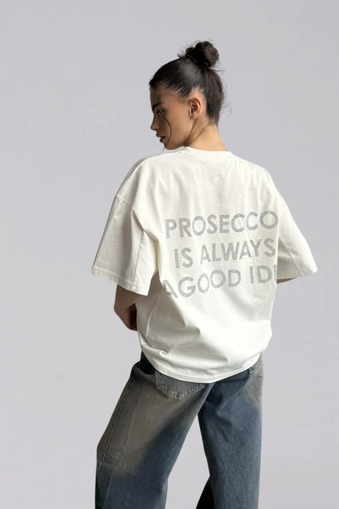 KARMA Damă Tricou PROSECCO, Alb