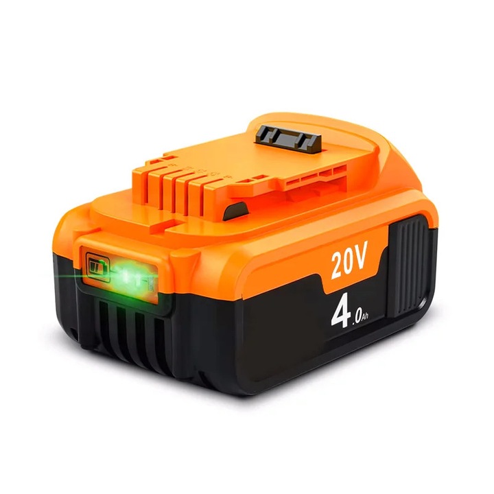 TRB 20V 4.0Ah Li-ion újratölthető csere akkumulátor Dewalt DCB200 gépekhez, kéziszerszámokhoz
