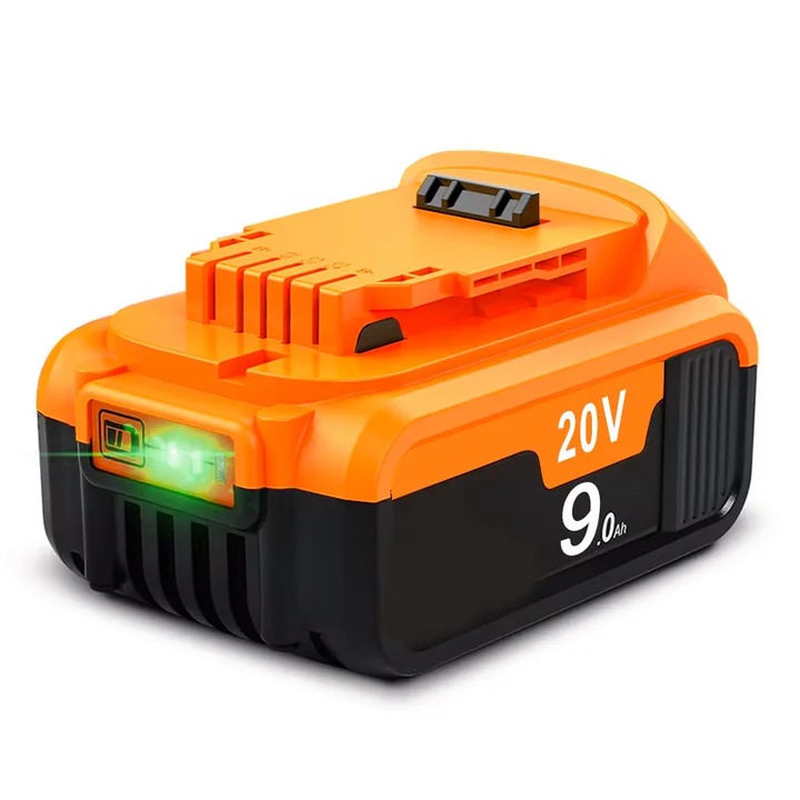 TRB 20V 9.0Ah Li-ion újratölthető csere akkumulátor Dewalt DCB200 gépekhez, kéziszerszámokhoz