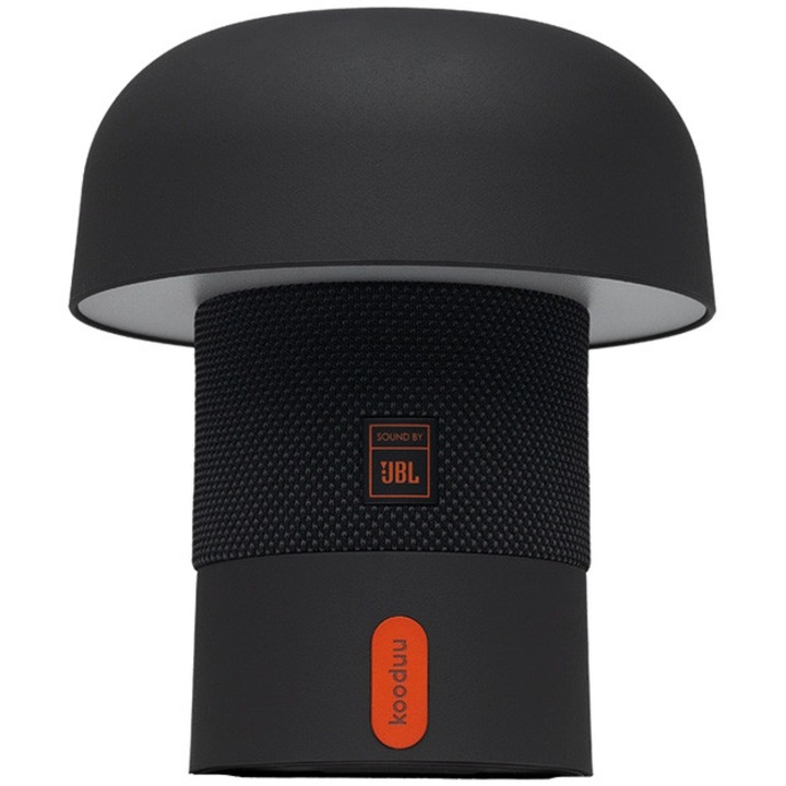 Преносима тонколонка Kooduu Sensa PLAY Mini, LED лампа, JBL звук, Bluetooth, Автономност до 8 часа, Регулируемо осветление, Черен