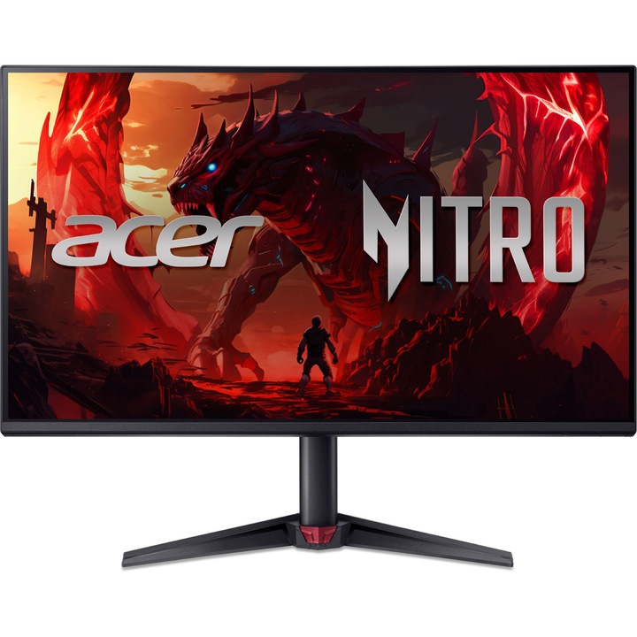 Монитор 25'' Acer Nitro VG250QF3bmiipx, IPS, 1920x1080, 2 x HDMI 2.0, 1 x DisplayPort 1.4, 1 x Audio Out, Вградени високоговорители 2 x 2W