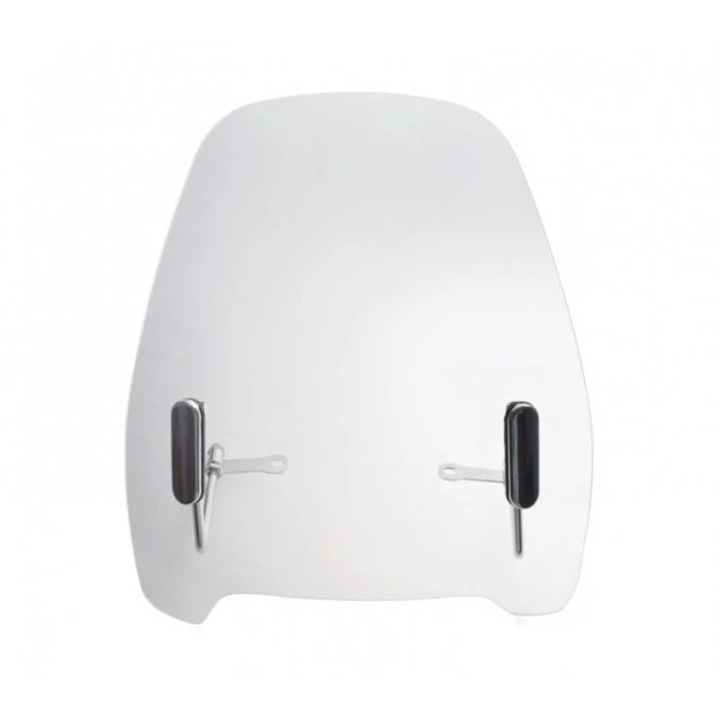 Motoros szélvédő rögzítőkkel, univerzális, h=430mm, sz=380mm
