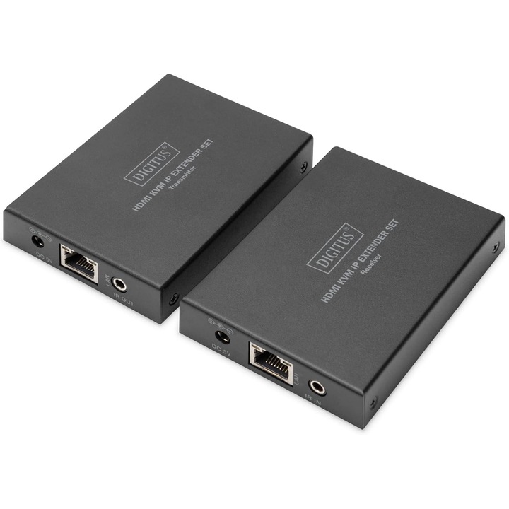 DIGITUS HDMI KVM hosszabbító, Full HD 1080p, 150m, hálózati kábel