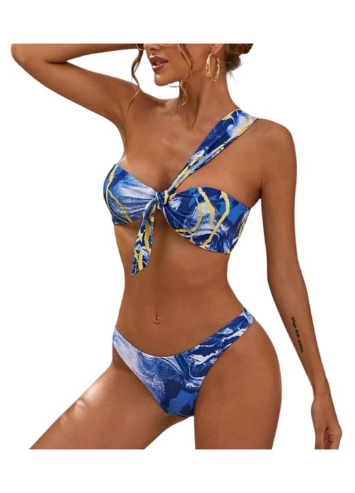 Kétrészes női fürdőruha kék