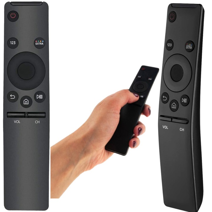 Telecomanda universala Luka TG63280 pentru TV Smart HD UHD 4K, culoare neagra