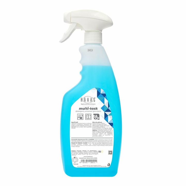 Detergent lichid profesional multisuprafete HAAAS Multi-Task, igienizant, antistatic, 750ml