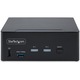 KVM Kapcsoló Kétmonitoros 8K 60Hz, Startech, 2 USB 3.2 port, acél ház