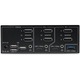 KVM Kapcsoló Kétmonitoros 8K 60Hz, Startech, 2 USB 3.2 port, acél ház