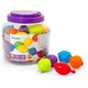 Set modelaj Miniland Maxichain 27361, 24 piese interconectabile, multicolor, 3.5 inci