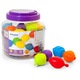 Set modelaj Miniland Maxichain 27361, 24 piese interconectabile, multicolor, 3.5 inci