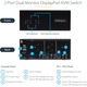 Startech KVM kapcsoló 2 portos Kétmonitoros 4K 60Hz, 2xUSB 3.0, acél