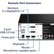 TRENDnet TK-440DP KVM kapcsoló, 4 portos, Dual DisplayPort, 4K UHD, 2 USB 2.0, fekete