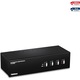 TRENDnet TK-440DP KVM kapcsoló, 4 portos, Dual DisplayPort, 4K UHD, 2 USB 2.0, fekete