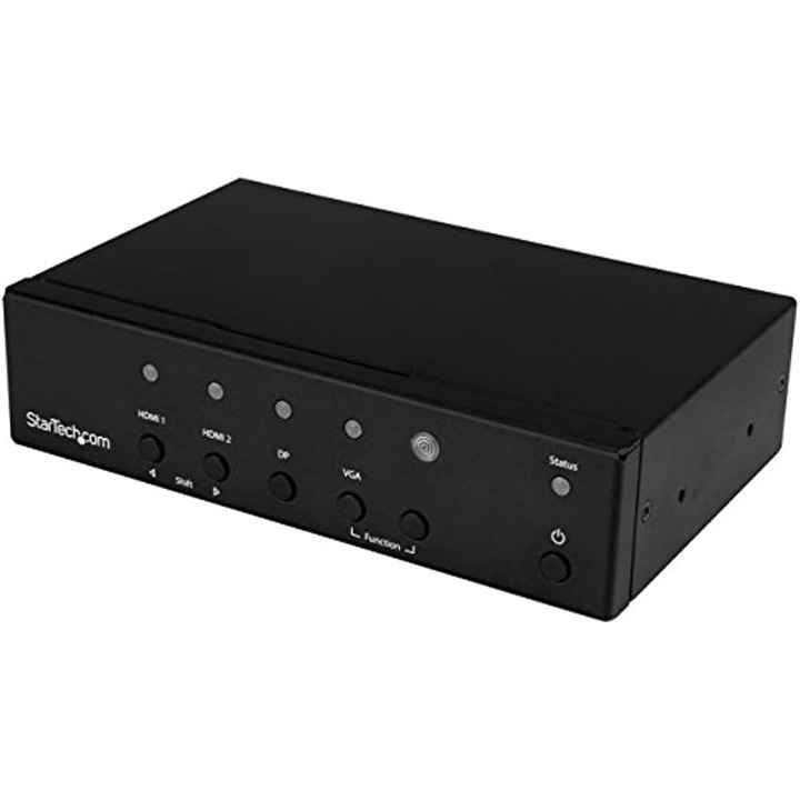 Startech HDMI KVM kapcsoló 4 bemenettel, HDMI kimenet, 4K támogatás, automatikus érzékelés