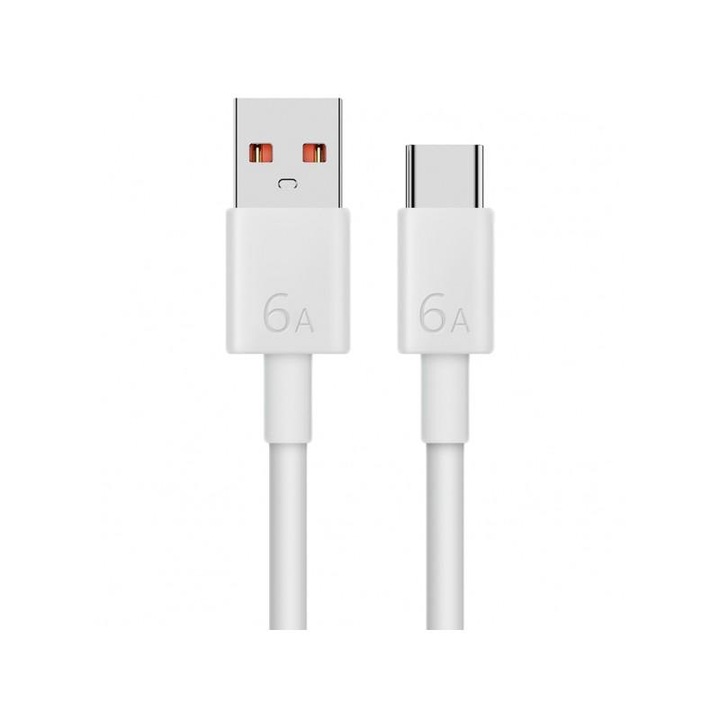 Cablu Date si Incarcare USB-A - USB-C Huawei 66W 1m Alb 04072004