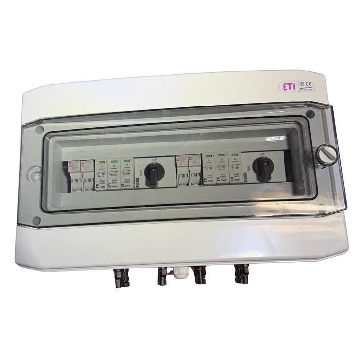 DC Фотоволтаично табло 1000V, 2 стринга, SPD ETI, разединител 32A, IP66