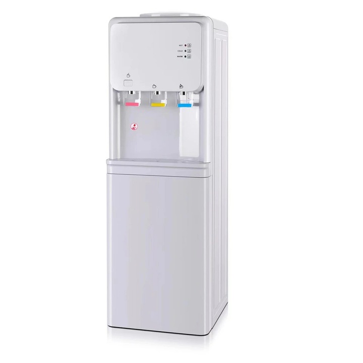 Dozator de Apa NEO WDCR-40 W, Compresor, Apa Rece/Calda, Suport Bidon 19 L, Alb