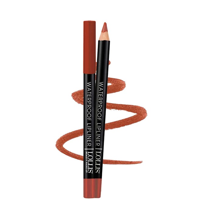 Creion Contur Buze Rezistent la Apa 208 Classic Brown, Lollis