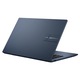 Asus Vivobook 14 laptop szett, Intel Core I3 1315U processzor, 8GB DDR4 RAM memória, 128GB M.2 PCIe SSD tárhely, Windows 11 Home operációs rendszer, Quiet Blue szín, vékony és modern design