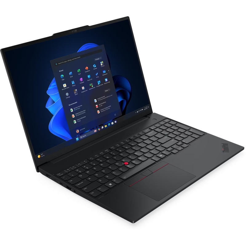 Laptop Lenovo 16'' ThinkPad E16 Gen 3, WUXGA IPS, Procesor Intel® Core™ Ultra 5 225H (18M Cache, up to 4.90 GHz), 16GB DDR5, 512GB SSD, Intel Integrated Graphics, No OS, Black