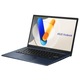 Asus Vivobook 14 laptop szett, Intel Core I3 1315U processzor, 8GB DDR4 RAM memória, 128GB M.2 PCIe SSD tárhely, Windows 11 Home operációs rendszer, Quiet Blue szín, vékony és modern design