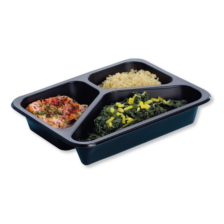 Élelmiszer doboz, Guillin, fekete, 227x178/45mm, 80 db