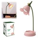 Lampa de birou LED Dnntunk, design floral, 3 moduri de lumina, roz, 39cm