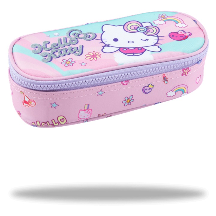Ученически несесер Coolpack Campus Hello Kitty Pastel Pink