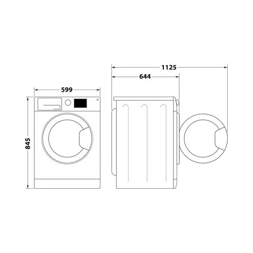 Masina de spalat BAUKNECHT B799 SILENCE DE, 9 kg, 1400 rpm
