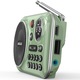 Преносимо радио AKAI APR-500, FM, Bluetooth, USB, Зелен