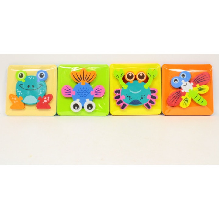 Hab kirakó, 12 darabos, többszínű