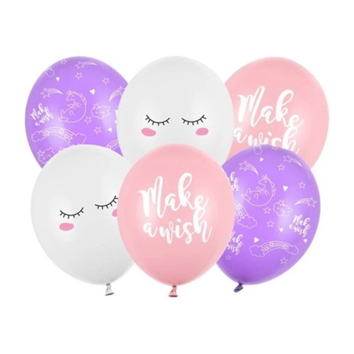 Lufi 30cm Egyszarvú Pasztell, 1 darabos szett, fehér