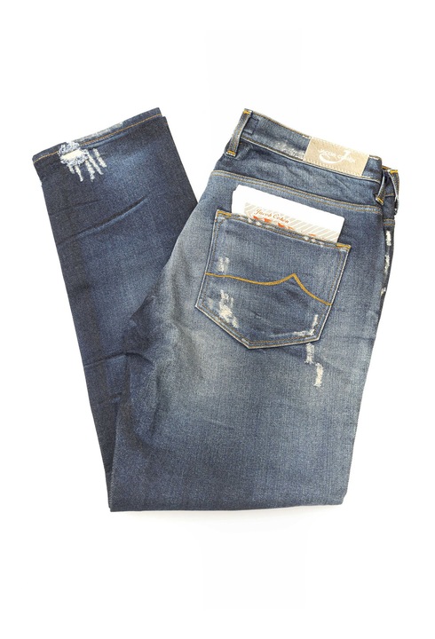 jacob cohen, Blugi cu aspect decolorat, Albastru prafuit