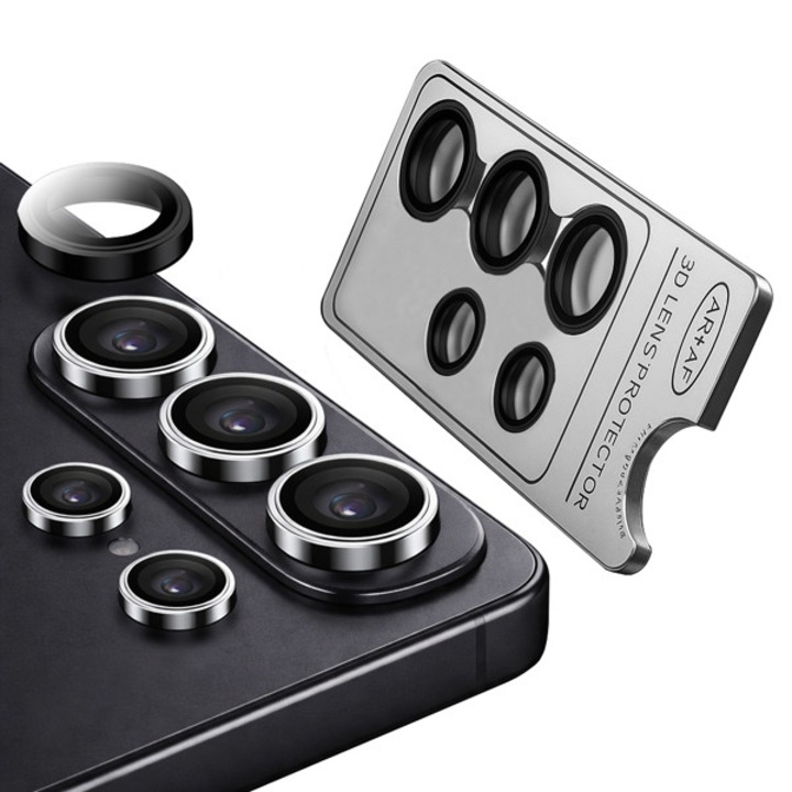 Lentile metalice Nordic pentru camera compatibile Samsung S26 Ultra, negre