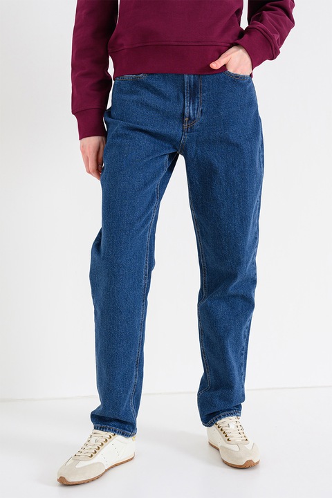 CALVIN KLEIN JEANS, Дънки със стандартна кройка, Тъмносин