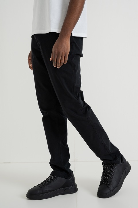 CALVIN KLEIN JEANS, Pantaloni chino slim fit, Negru