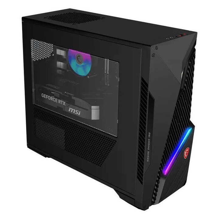 Desktop PC MSI MAG Infinite S3, Intel Core i5-14400F, 32GB RAM, 1TB SSD, negru