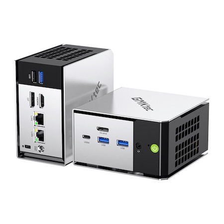 Mini PC GMKtec M8, Procesor AMD Ryzen 5 Pro 6650H 3.3GHz Rembrandt, 16GB RAM, 512GB SSD, Radeon 660M, Windows 11 Pro - imagine 1