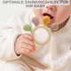 Inel de Dantura Silicon BPA Free pentru Bebelusi, Texturat, Sigur