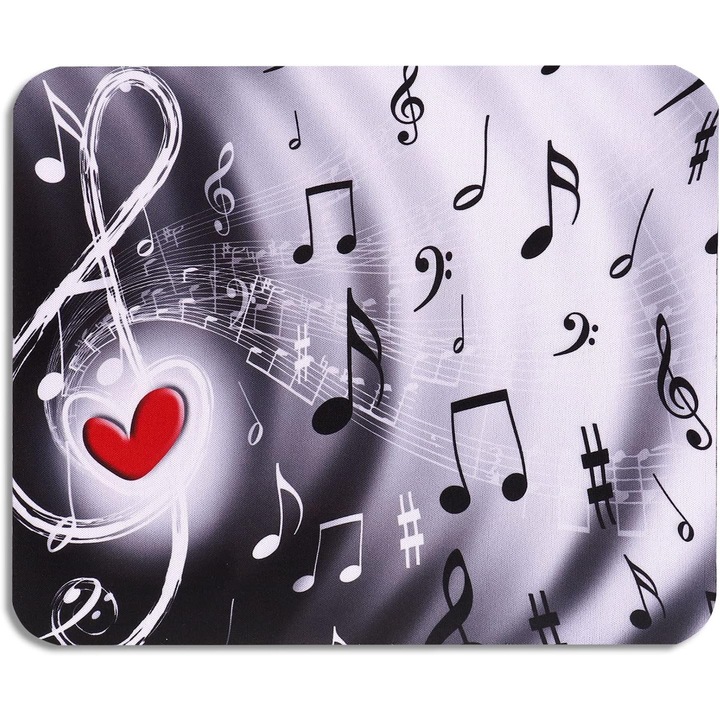 Mousepad Mic Fata Muzica Colorat 240x200mm