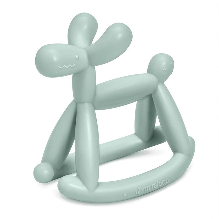 Inel Dentitie Jellydog, Silicon Alimentar, Calmeaza Gingii, 3+ Luni