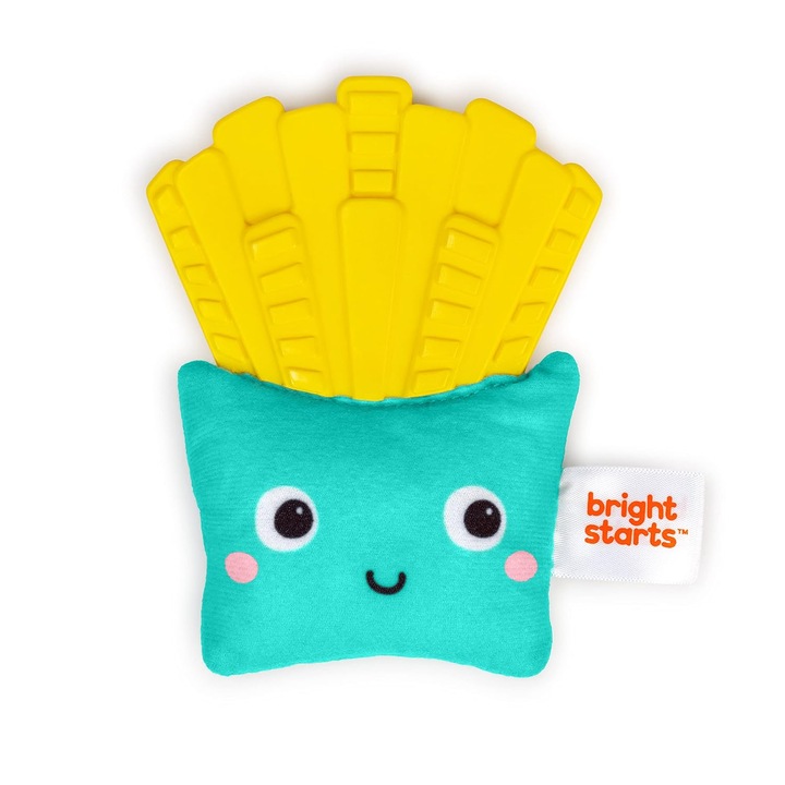 Inel Dentitie Bright Starts Cartofi Prajiti Textura Fosnitoare, BPA Free