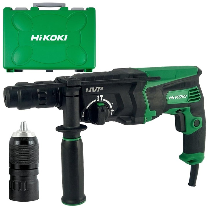 Rotopercutoare HiKOKI DH28PMY2, 850W, 3J, SDS+, set cu accesorii