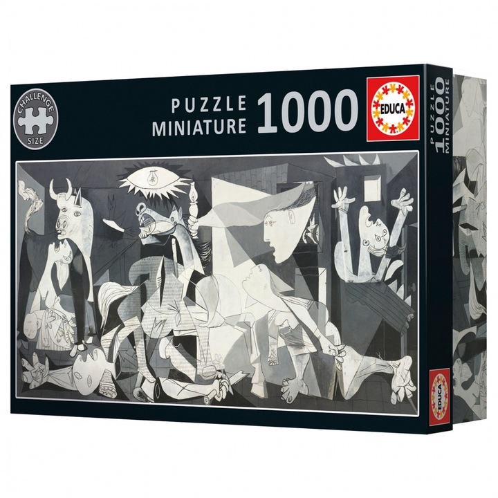 Пъзел, Educa, Пабло Пикасо, Герника, Миниатюра, 1000 части