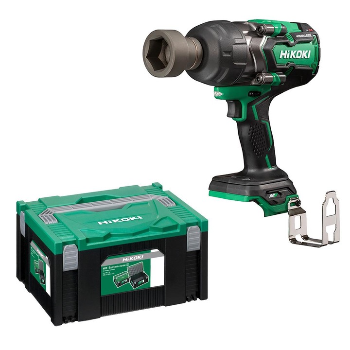 Cheie cu impact HiKOKI WR36DF W2Z 36V 1900Nm, 4 viteze, cutie de transport