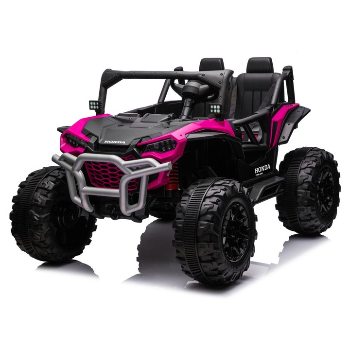 Кола 4х4, розова, 123x95x78 см, 24V батерия, 3 скорости, с дистанционно управление