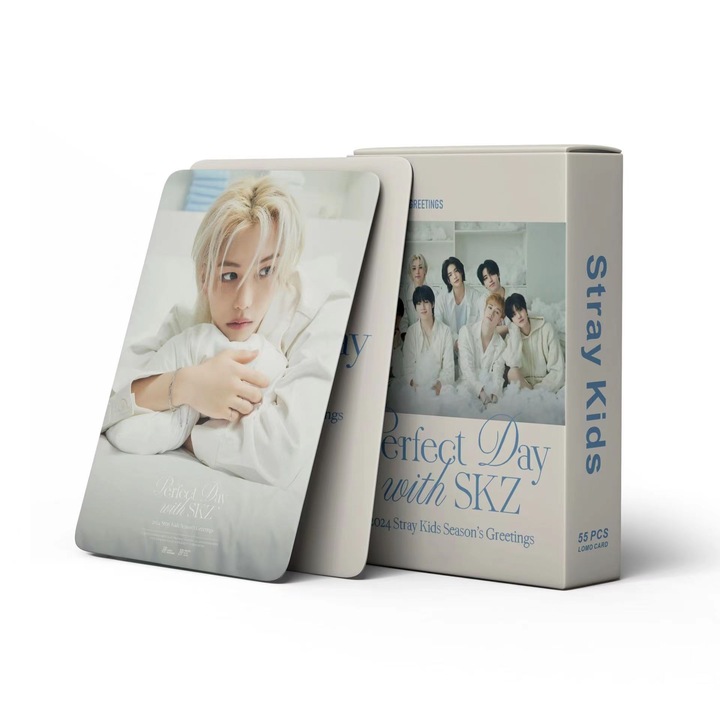 KPOP-StrayKids kártyacsomag, 55 kártya, 57x88mm