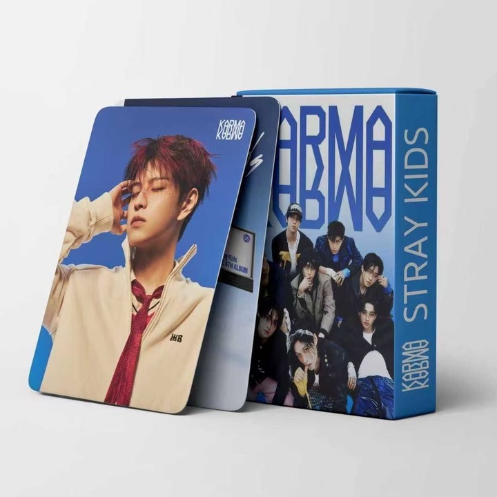 StrayKids Lomo fotókártya szett, 55 db, 57x88mm, színes