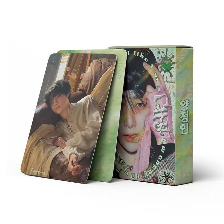 55 darabos Lomo KPOP-StrayKids kártyaszett, színes, 57x88mm