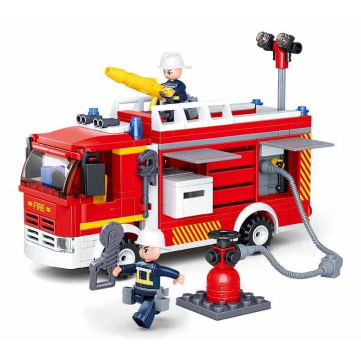 Joc de constructie Cisterna apa, pvc, Sluban, M38-B0626, 343 piese, 28.5x28.5x5.4cm